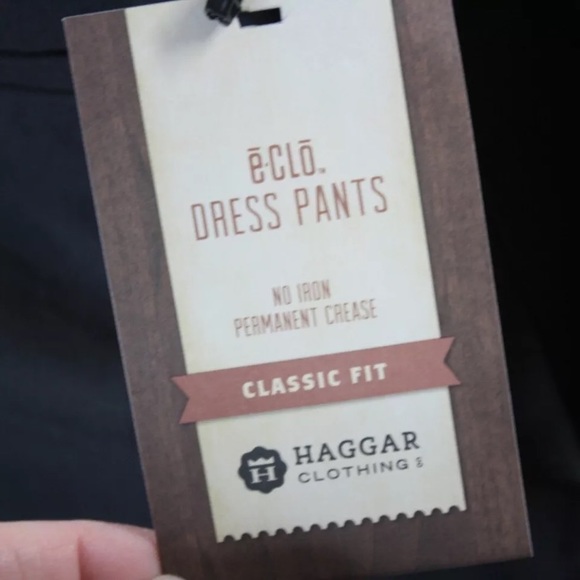 NEW! HAGGAR CLASSIC FIT DRESS PANTS! - Picture 6 of 9